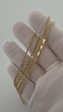 22" 2mm 10K yellow gold rope chain, 3.1g – Ott Family Jewelry – video