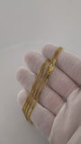 26" 14k Yellow Gold Cuban Link Chain 2mm 9.53g