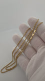 24" 14K Yellow Gold Rope 2mm 9.1g