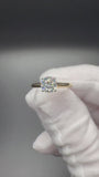 Size 7 14k Yellow Gold 1ct E VVS2 Round Lab Diamond Solitaire Engagement Ring EGL Certified 2.04g