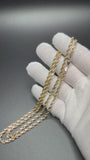 28" 10k Yellow Gold Rope 3.5mm 31.6g