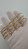 26" 14K Yellow Gold Rope Chain 3mm 20.0g