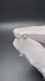 14k White Gold 1.5ctw EGL Certified Lab Diamond Studs