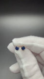 5mm natural sapphire stud earrings, 14K yellow gold, 0.5g – Ott Family Jewelry (8)