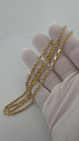24" 10K Yellow Gold Rope 3mm 16.4g