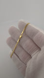 7" 2.5mm solid 10K yellow gold Cuban link bracelet, 3.0g – Ott Family Jewelry (6)
