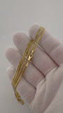 22" 10K Yellow Gold Cuban Chain 2mm 5.65g