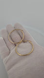 40mm x 2mm 14K yellow gold hoop earrings, 2.8g – Ott Family Jewelry (7)