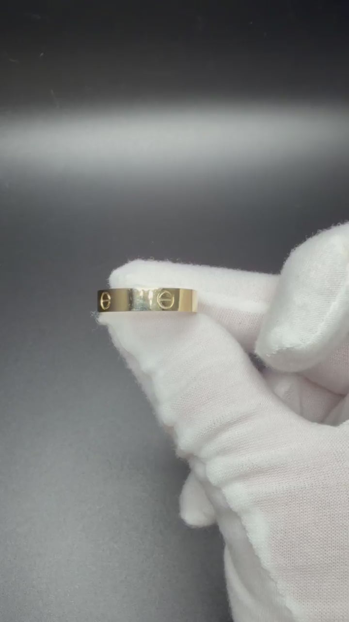 Size 10 5mm 14K yellow gold love style band ring, 3.5g – Ott Family Jewelry (8)