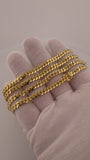 22" 14k Yellow Gold Cuban Link Chain 5mm 44.0g