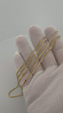 24" 10K Yellow Gold Cuban Chain 2mm 6.1g