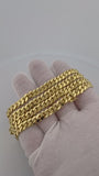 22" 14k Yellow Gold Cuban Link Chain 7mm 75.6g