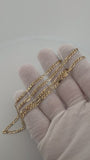22" 14K Yellow Gold Figaro Chain 3mm 7.2g