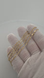 22" 14K Yellow Gold Figaro Chain 2.5mm 4.7g