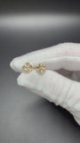 9mm 14K yellow gold clover stud earrings, 1.62g – Ott Family Jewelry (7)