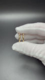 20mm x 2mm Hoop Earrings, 14K Yellow Gold (1.54g)