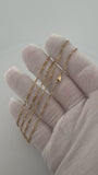24" 14K Yellow Gold Figaro Chain 2mm 4.8g