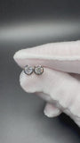 14k White Gold 1ctw EGL Certified Round Bezel Set Lab Diamond Studs