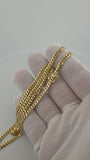 22" 4mm solid 10K yellow gold Cuban link chain, 24.0g – Ott Family Jewelry (12)