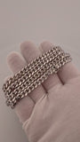 22" 14k White Gold Cuban Link Chain 7mm 84.2g