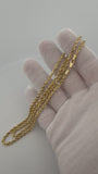 24" 14K Yellow Gold Rope Chain 3mm 18.33g