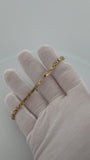 8" 14K Yellow Gold Byzantine 4.5mm 8.64g