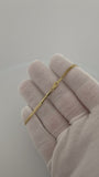 7" 2.5mm solid 10K yellow gold Cuban link bracelet, 3.0g – Ott Family Jewelry (8)