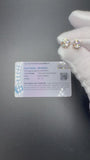 14k Yellow Gold 3ctw VS/Si Lab Diamond Studs EGL Certified 1.7g