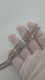 24" 14K White Gold Rope Chain 2.5mm 11.7g