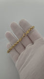 8" 14K Yellow Gold Rope 5mm 5.3g