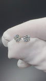 14k White Gold 1ctw VS/VVS Lab Diamond Studs