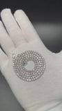 22" 3.3mm 20ctw lab diamond tennis chain, 925 sterling silver, 21.9g – Ott Family Jewelry (10)