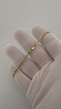 8" 10K Yellow Gold Rope 3mm 5.65g
