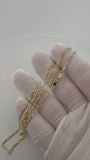22" 14K Yellow Gold Figaro Chain 2.5mm 5.22g