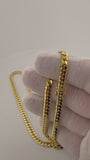 20" 14k Yellow Gold Cuban Link Chain 5mm 40.28g