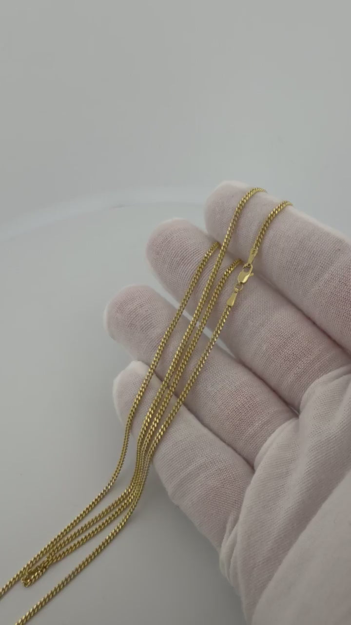 26" 1.75mm solid 10K yellow gold Cuban link chain, 6.6g – Ott Family Jewelry (11)