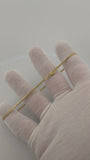 10" 2.5mm solid 14K yellow gold Cuban link anklet, 4.71g – Ott Family Jewelry (5)