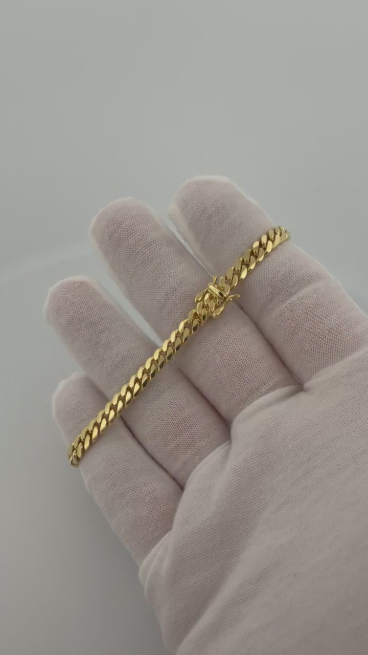 7.5" 5mm solid 14K yellow gold Cuban link bracelet, 15.6g – Ott Family Jewelry (7)