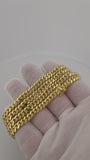 22" 14k Yellow Gold Cuban Link Chain 6mm 58.4g
