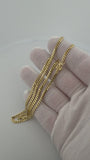 20" 10K Yellow Gold Cuban 3mm 12.46g