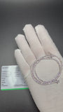 17" 14K White Gold 5.21ctw E-F VS Lab Diamond Tennis EGL Certified – 2mm – 9.68g