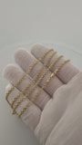 22" 14K Yellow Gold Rope Chain 2.5mm 10.71g