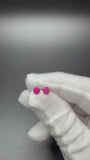 5mm natural ruby stud earrings, 14K yellow gold, 0.5g – Ott Family Jewelry (8)