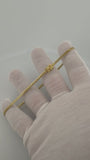 10" 3mm solid 10K yellow gold Cuban link anklet, 6.8g – Ott Family Jewelry (7)