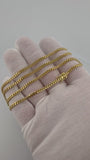 20" 10K Yellow Gold Cuban Chain 3mm 12.13g