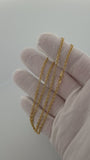 18" 14K Yellow Gold Cable 2.5mm 7.5g
