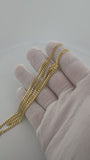 22" 10K Yellow Gold Cuban 3mm 13.36g