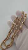 24" 14K Yellow Gold Rounded Box 5mm 31.0g