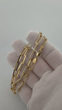 18" 14K Yellow Gold Paperclip Chain 5mm 21.9g