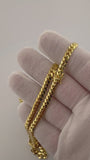 18" 14k Yellow Gold Cuban Link Chain 5mm 36.5g